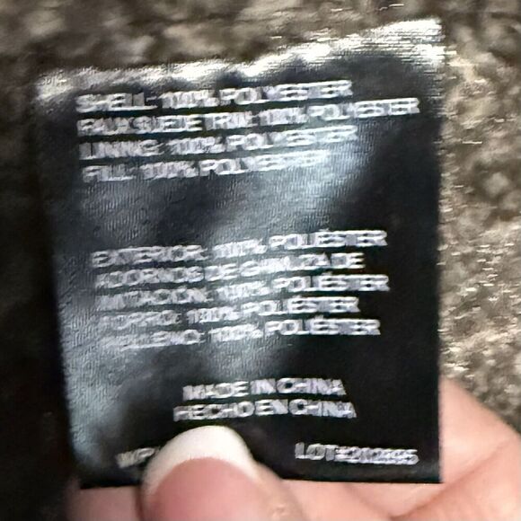 Weatherproof puffer vest minky lined size small women Black - Picture 4 of 4